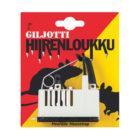 Giljotti hiirenloukku pyydystää ilman myrkkyä.